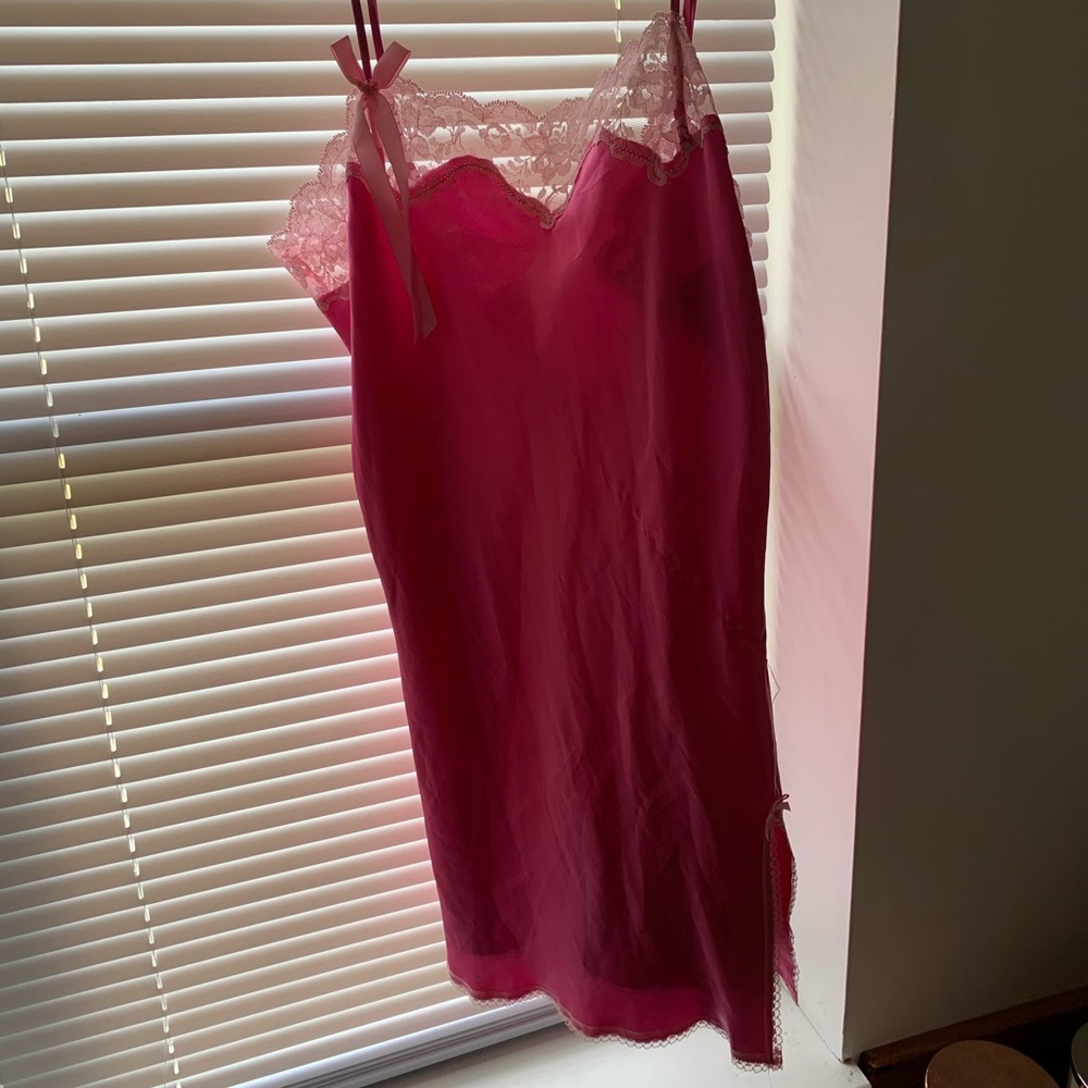 Hot pink VS lingerie